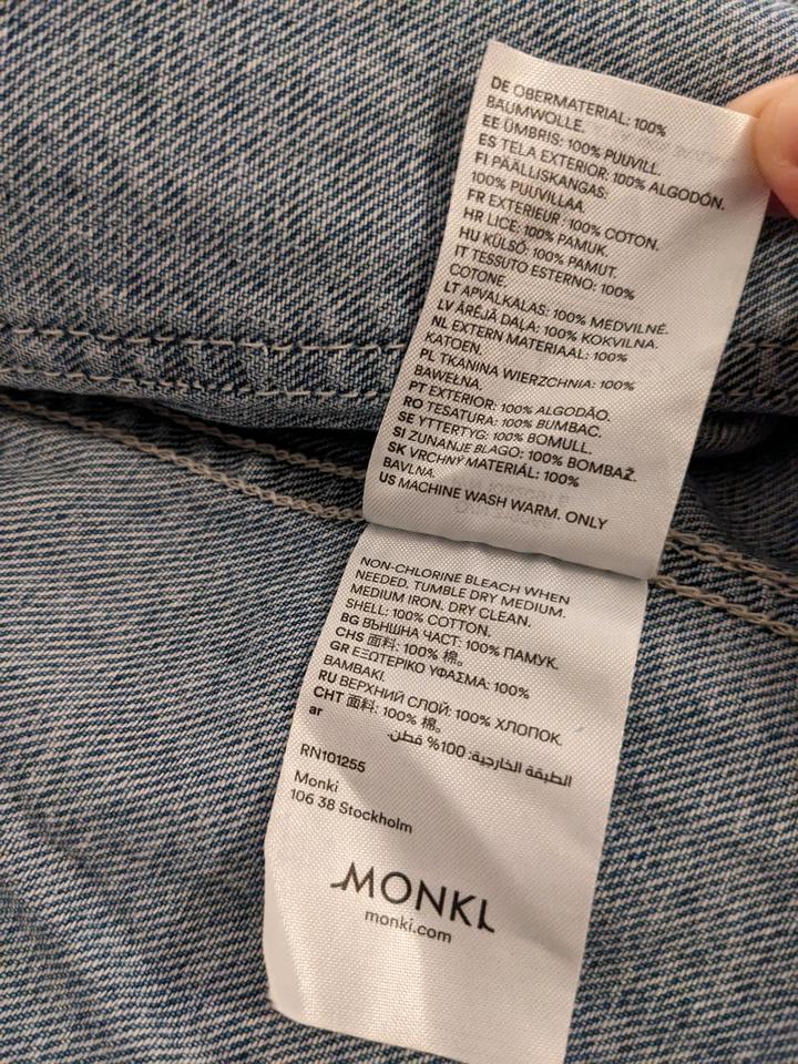 MONKI Workwear-Jacke / Jeansjacke Vintagestil, Gr. XS (wie S) in Aachen