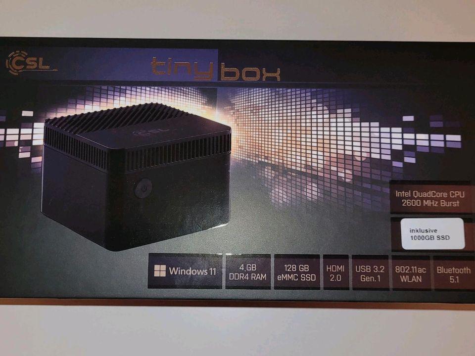 CSL Tiny Box (Mini Rechner/PC) NEU in Adendorf