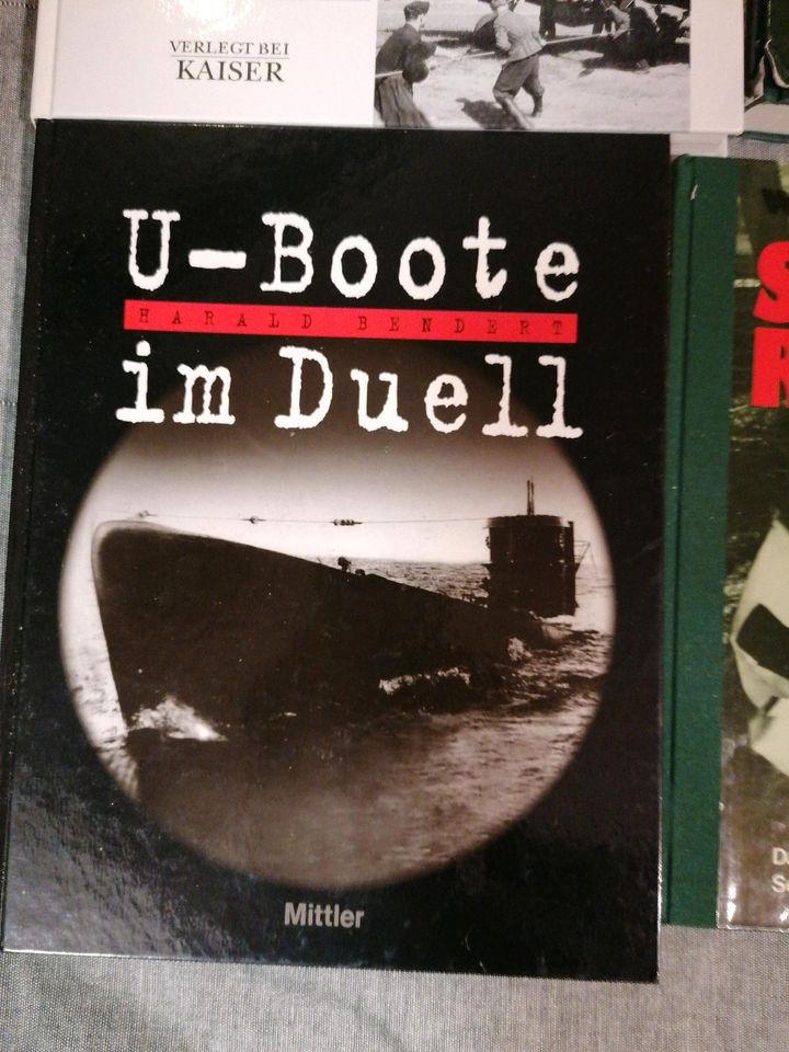 Konvolut 4 Bücher 2.Weltkrieg WW2 Luftschlacht Flucht U-Boot in Bad Aibling