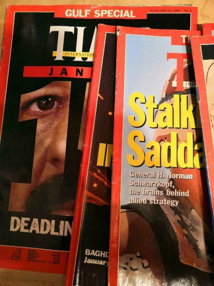 Jahr 1991 diverse  TIME Magazin  Original Ausgaben englisch in Berlin