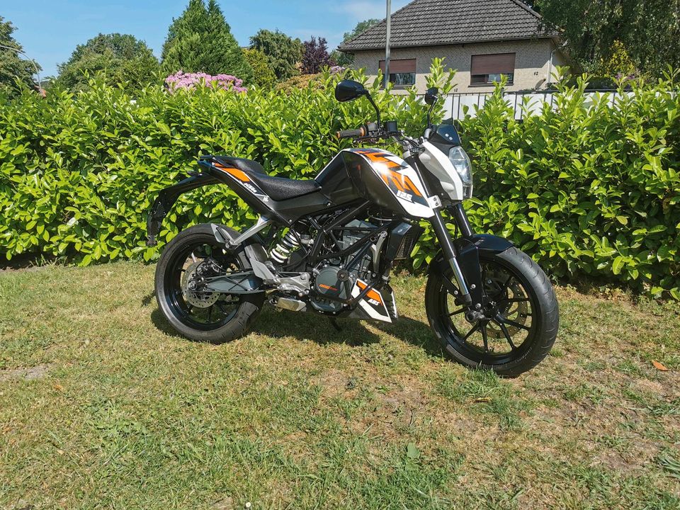 Ktm duke 125 service tüv reifen neu erste Hand in Verden