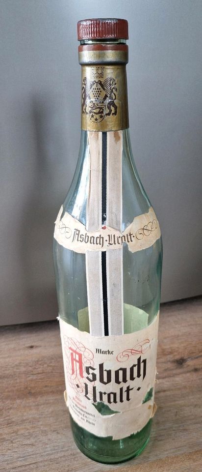 Asbach Uralt Flasche 3 Liter Glasflasche / z. B. Münzen sammeln in Neuhof