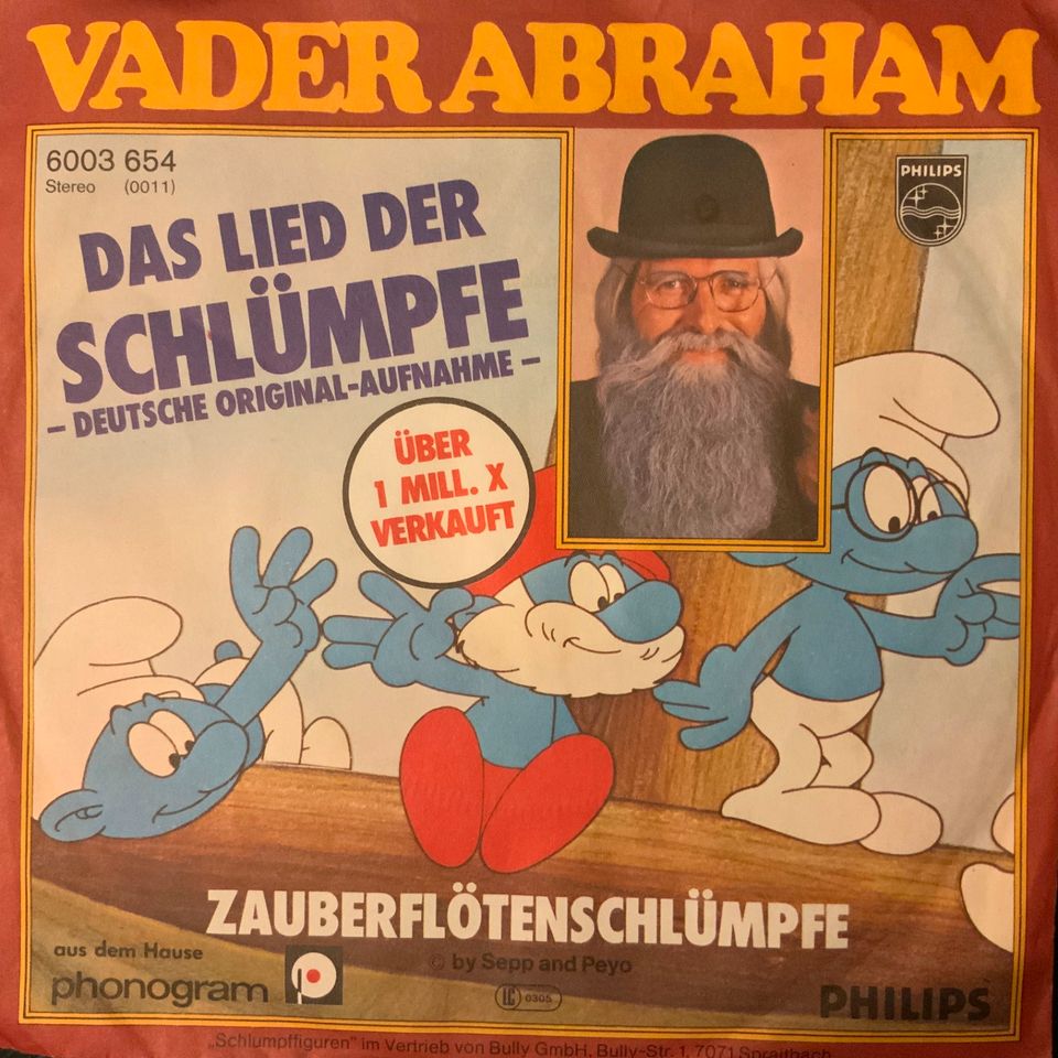 Vader Abraham Das Lied der Schlümpfe / Zauberflötenschlumpf, Sing in Freiburg im Breisgau