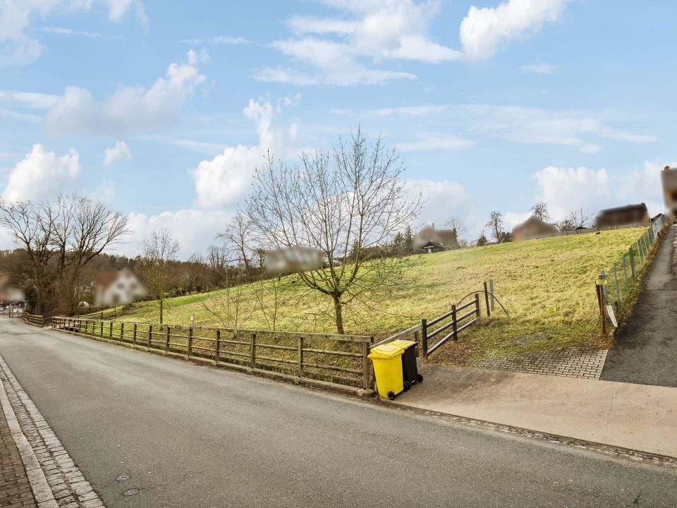 Baugrundstück für Doppelhaus oder Einfamilienhaus mit tollem Ausblick auf das Walberla in Weilersbach