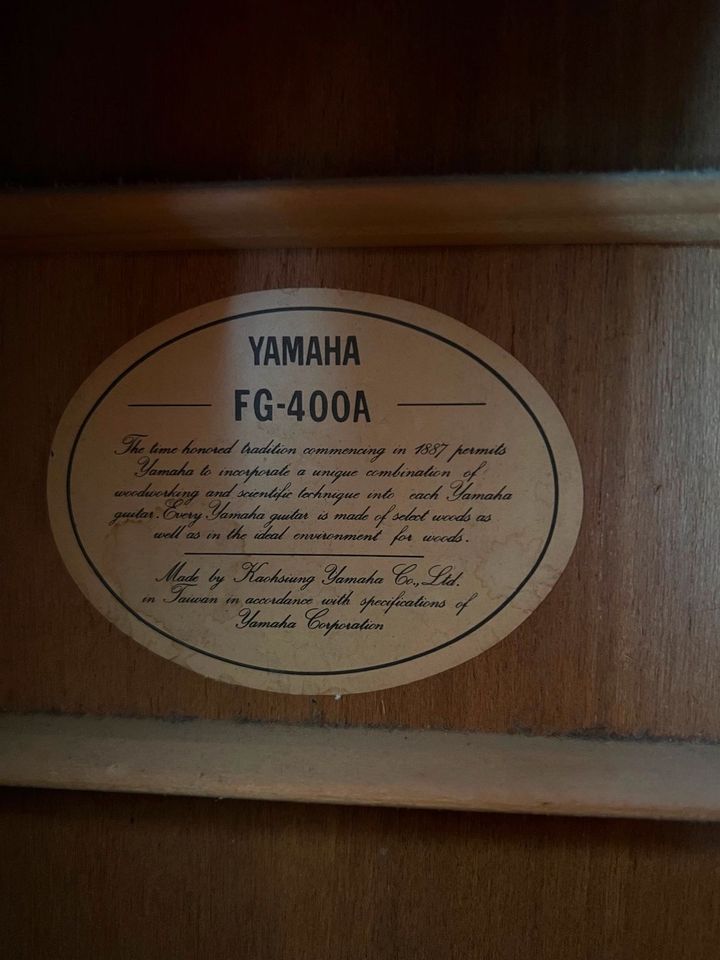 Yamaha FG-400A Westerngitarre in Lüdenscheid