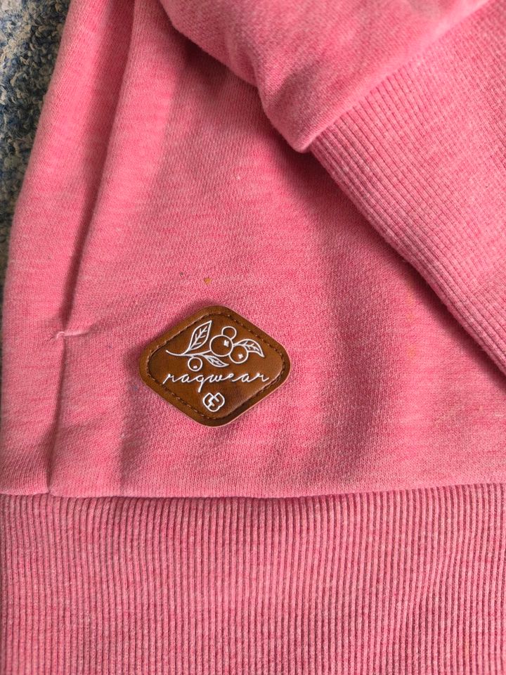 ragwear Sweatshirt Pullover mit Kapuze Gr.L rosa pink in Wiehl