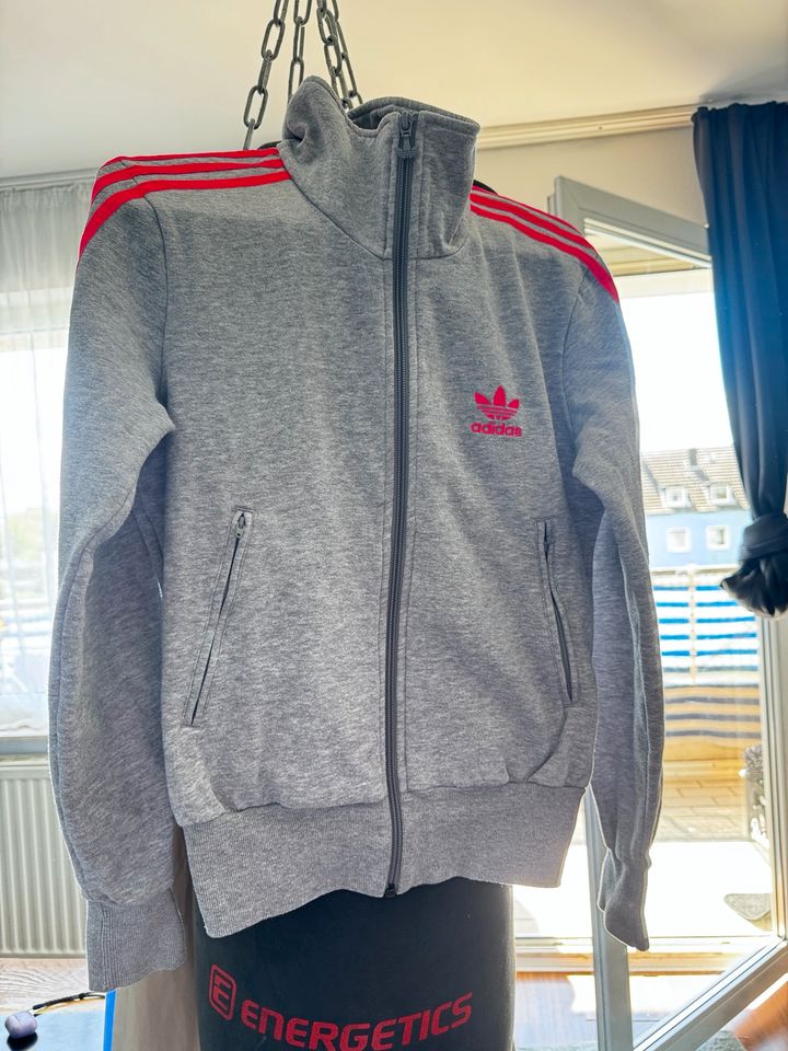 Adidas Sportjacke Grau Neon Pink gr 34 in Köln