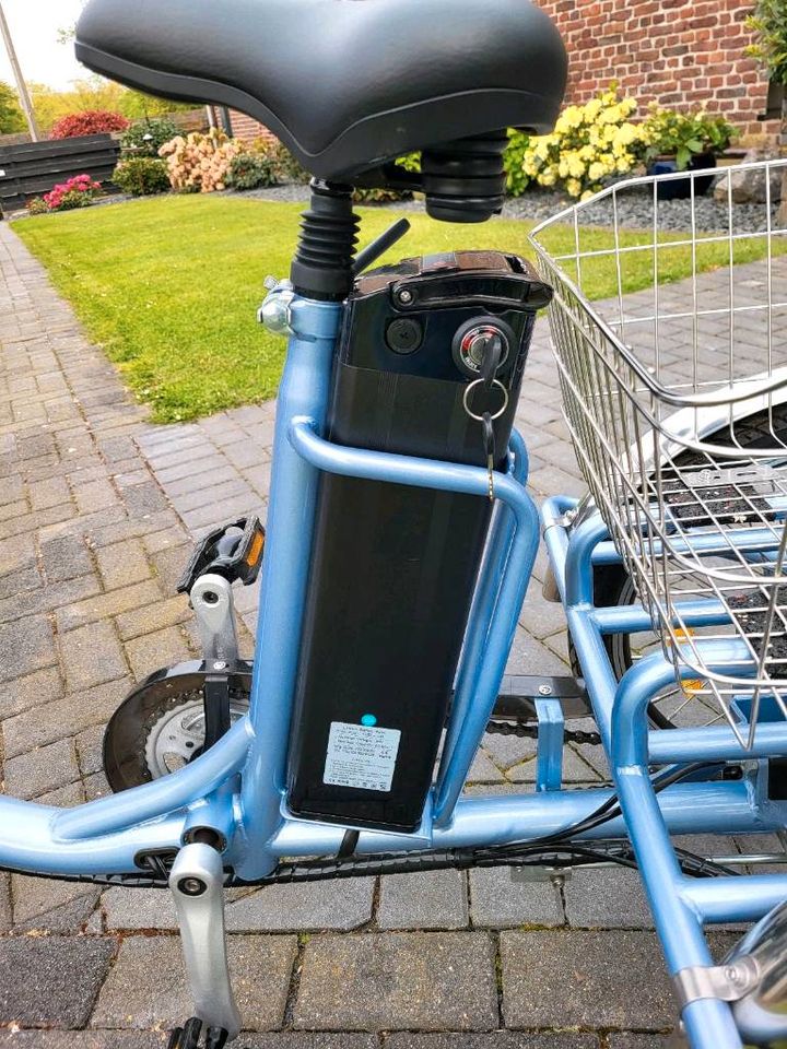 Eureka E-Bike Dreirad mit Kippbaren Rahmen in Korschenbroich
