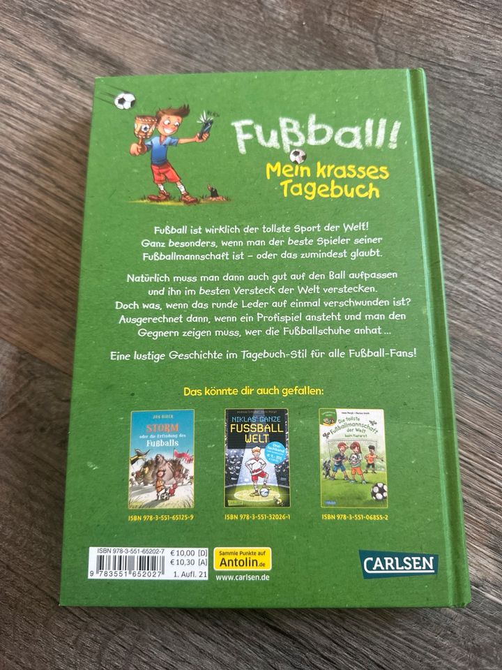 Buch Fußball Mein krasses Tagebuch Heiko Wolz Zapf in Mielkendorf