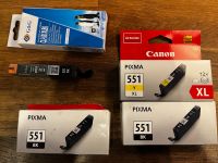 Canon Pixma 925  Druckerpatronen 551 BK Y XL Nordrhein-Westfalen - Krefeld Vorschau