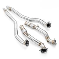 RM Motors Downpipe für Audi A7 RS7 quattro 4GA 4GF | wahlweise mit Sport-Kat (gegen Aufpreis) | Ersatzrohr Katalysator Edelstahl Decat Delete Pipe Catless Tuning Upgrade Leistungssteigerung Straight Rheinland-Pfalz - Kaiserslautern Vorschau