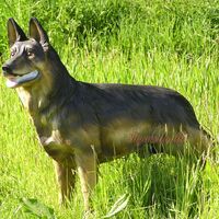 Schäferhund Figur stehend Deko Fan Schäfer Hund Deutscher B10 Nordrhein-Westfalen - Enger Vorschau