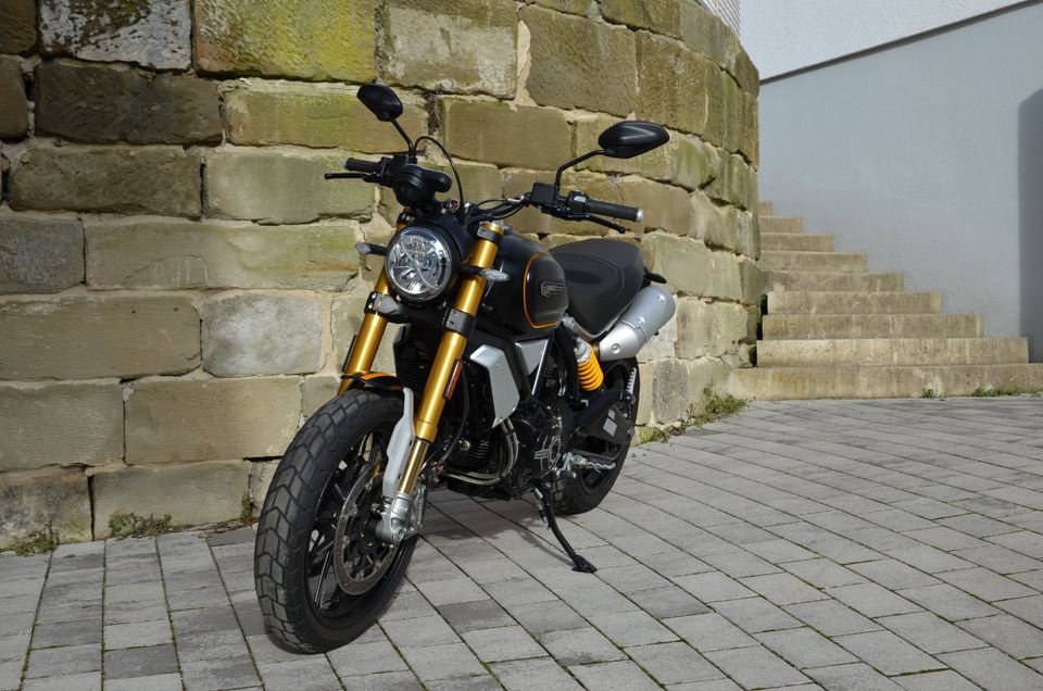 DUCATI 1100 Scrambler S SPORT * 6.100KM * ZAHNRIEMEN NEU ÖHLINS in Obersontheim