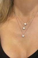 Roségold Kette Diamant 2 Karat Moissanite 925 Silber Gold Düsseldorf - Mörsenbroich Vorschau