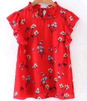 Gr. 36/38 Bluse mit Blumen Nordrhein-Westfalen - Bad Lippspringe Vorschau