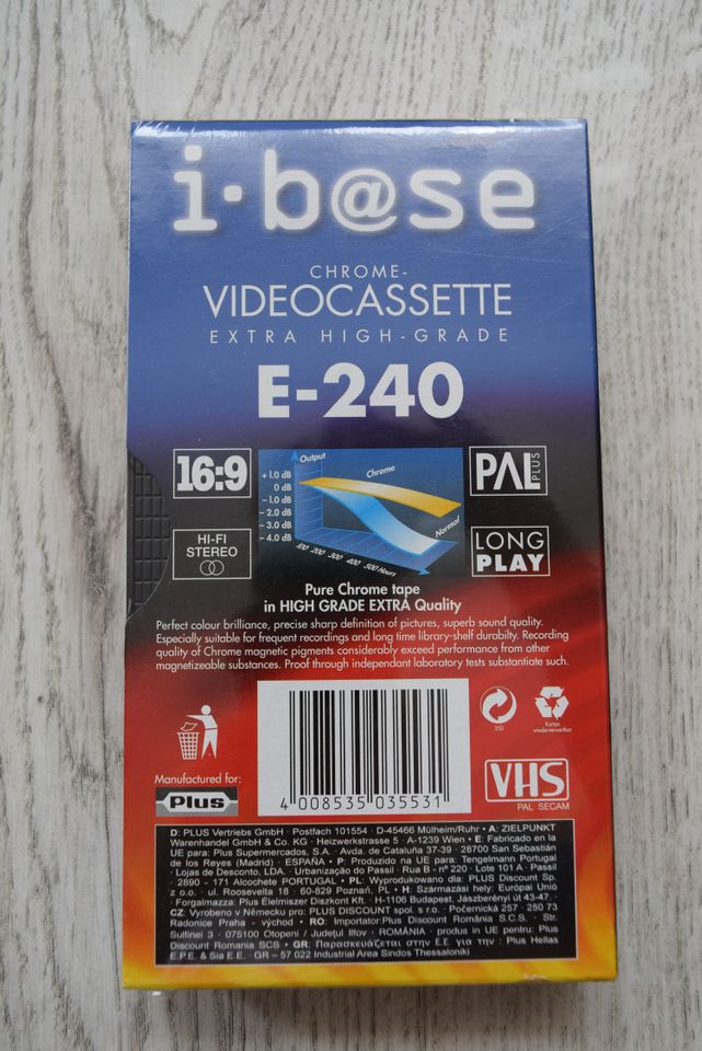 VHS Kassette E-240, NEU und OVP Videokassette in Leverkusen