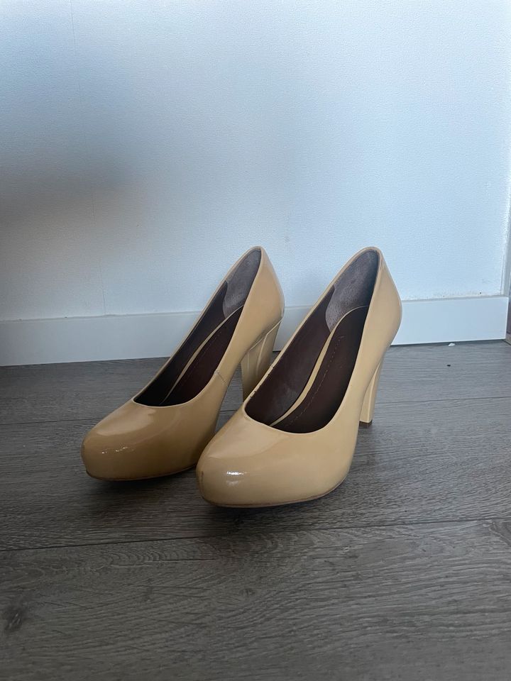 Marc O‘polo Designer Absatzschuhe nude pumps größe 38 in Bad Kissingen