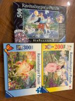 3 Ravensburger Puzzle 500 300 200xxl Brillant Einhorn Prinzessin Baden-Württemberg - Aach Vorschau