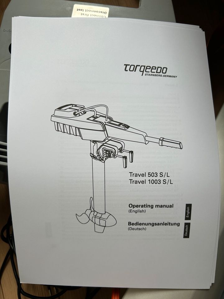 Neuwertiger Torqueedo 1003 CS Kurzschaft mit großem Lithium Akku in Wuppertal