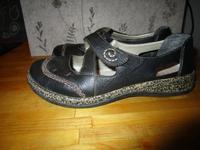 Rieker Damen Schuhe Sandalen schwarz Größe 40 Hessen - Witzenhausen Vorschau