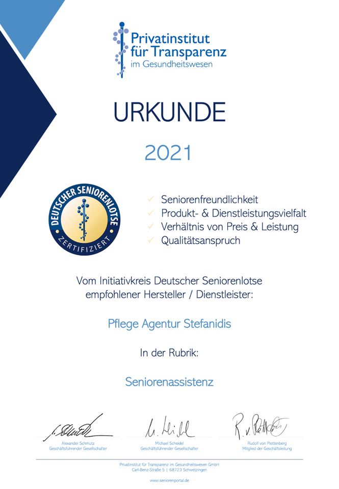 ⭐ 24 Stunden Pflege zu Hause ⭐ Betreuung – Goslar + Osterode in Goslar