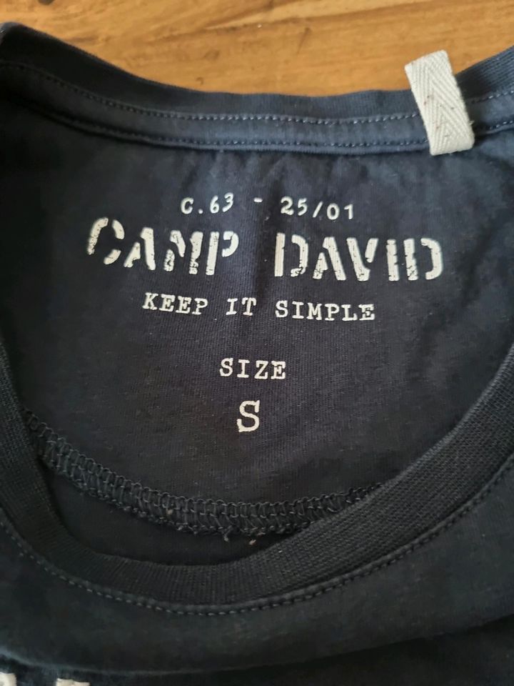 CAMP DAVID Tshirt in Gr.S in Groß-Rohrheim