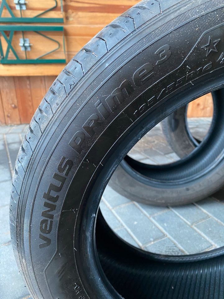 Neuwertig, 4 Sommerreifen, Hankook Ventus Prime 3, 195/55 R16 87W in Lützow