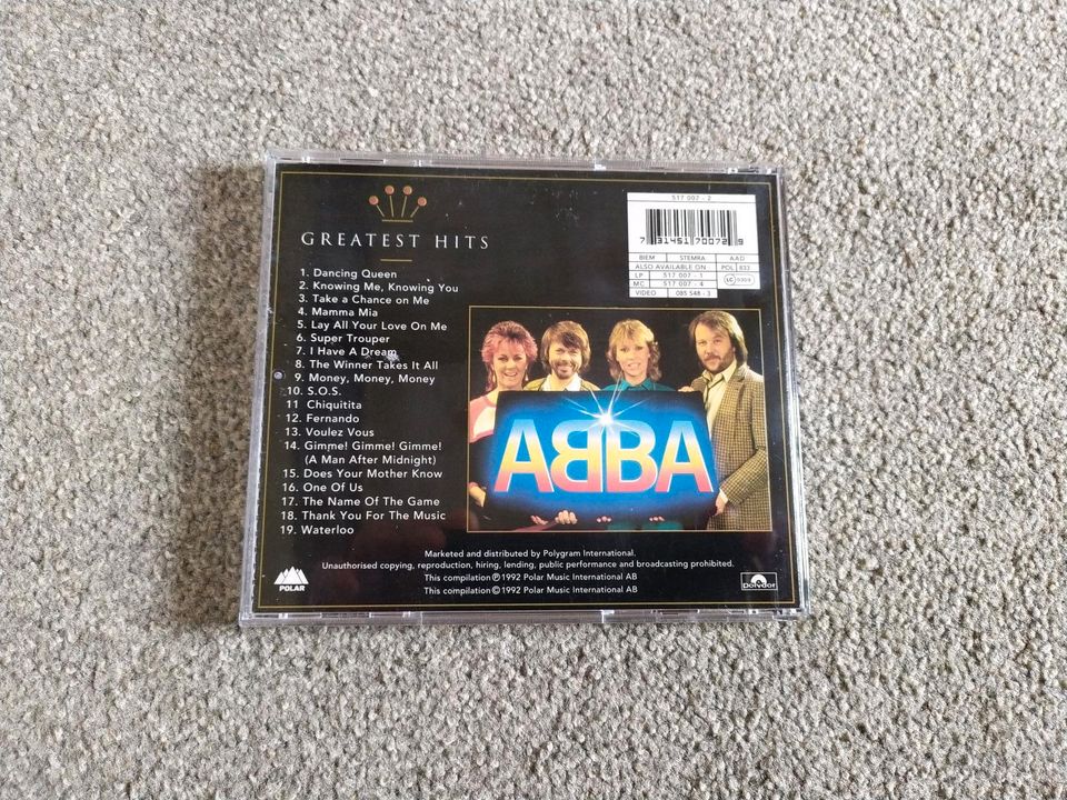 Abba CD Gold - Greatest Hits VERSAND MÖGLICH in Bünde