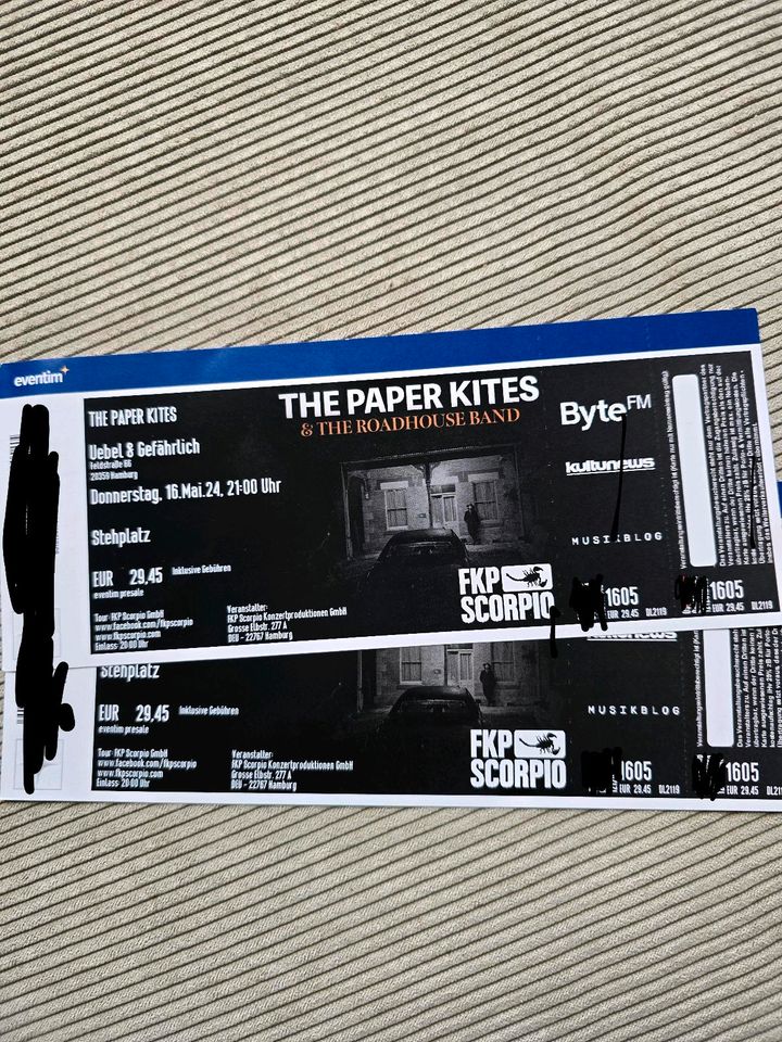 The Paper Kites Karten in Hamburg