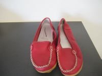 Medicus Schuhe Slipper Mokassin rot Gr. 40 Leder G5 Sarina Nordrhein-Westfalen - Grevenbroich Vorschau