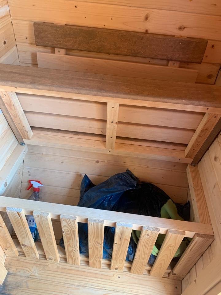 Fass-Sauna mit Vorraum 3,60м l. -2m B .Holz-Ofen Wasser Tank 50 l in Bad Driburg