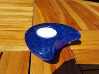 Leonardo Teelichthalter Glas blau Kerzenhalter Tischlicht Mond Baden-Württemberg - Gerlingen Vorschau