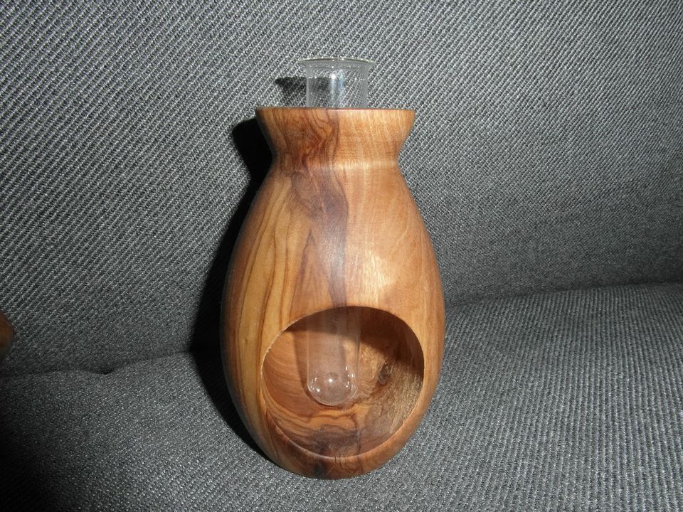Mini Vase aus Holz mit Reagenzglas * je 5€ *TOP in Harrislee