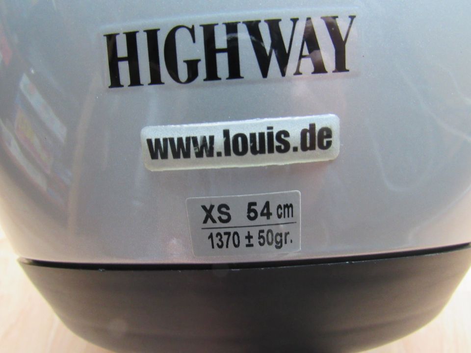 Motorradhelm Helm Highway Größe 54 klein Kindergröße in Mayen