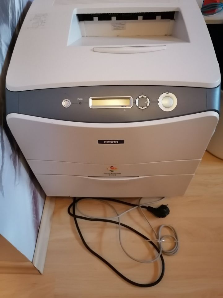 EPSON-Farblaserdrucker - Aculaser C1100 - reparaturbedürftig in Geiselhöring