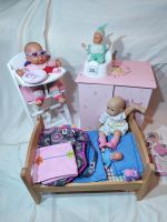 Puppen Kinderzimmer Bettchen Puppenkleidung Schrank Bayern - Moorenweis Vorschau
