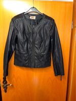 tolle ONLY Biker Kunstlederjacke, Gr. 42, grau mit Paillettenverz Bayern - Schwarzenbach a d Saale Vorschau