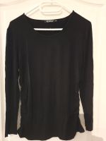 Damen Langarmshirt schwarz seitlicher Raffung Essen-West - Holsterhausen Vorschau