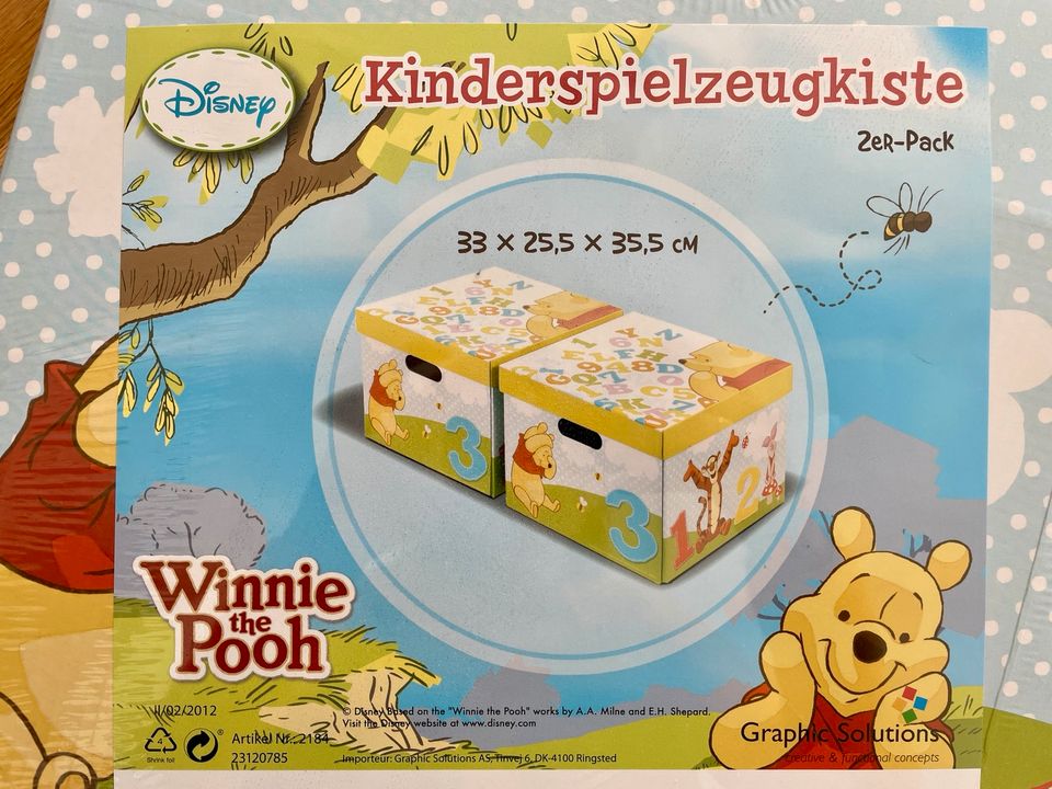 Disney Kinder-Spielzeug-Kiste | Winnie the Pooh | 2er-Pack in Gabsheim