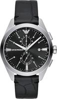 Emporio Armani Uhr Für Männer Chronographenwerk, Leder/Edelstahl Bayern - Streitberg Vorschau