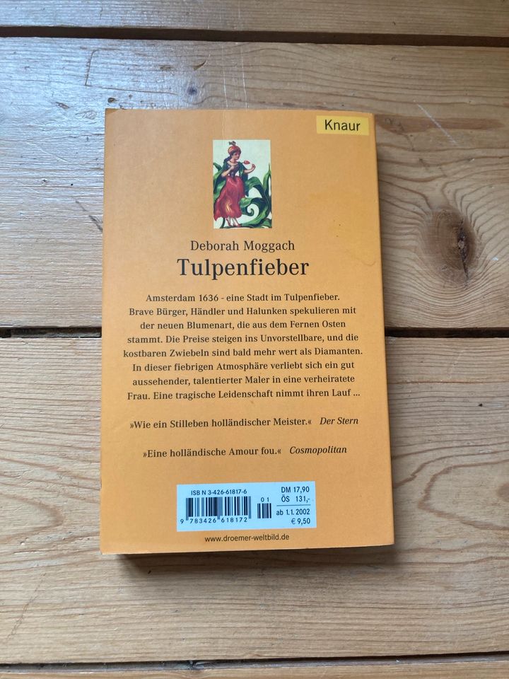 Buch Tulpenfieber Deborah Moggach Roman Historienroman Amsterdam in Hamburg