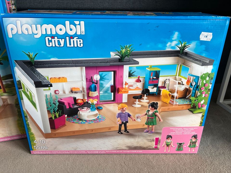 Playmobil XXL Bundle Luxusvilla 5574 mit 16 Sets (5586, 5575...) in Reinheim