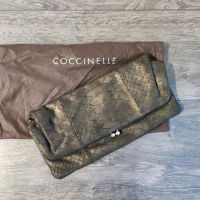 Coccinelle Clutch Schwarz gold Schlangen Prägung Bayern - Baar-Ebenhausen Vorschau