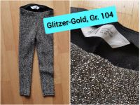 Goldene Glitzer-Leggings Gr. 104 H&M München - Pasing-Obermenzing Vorschau