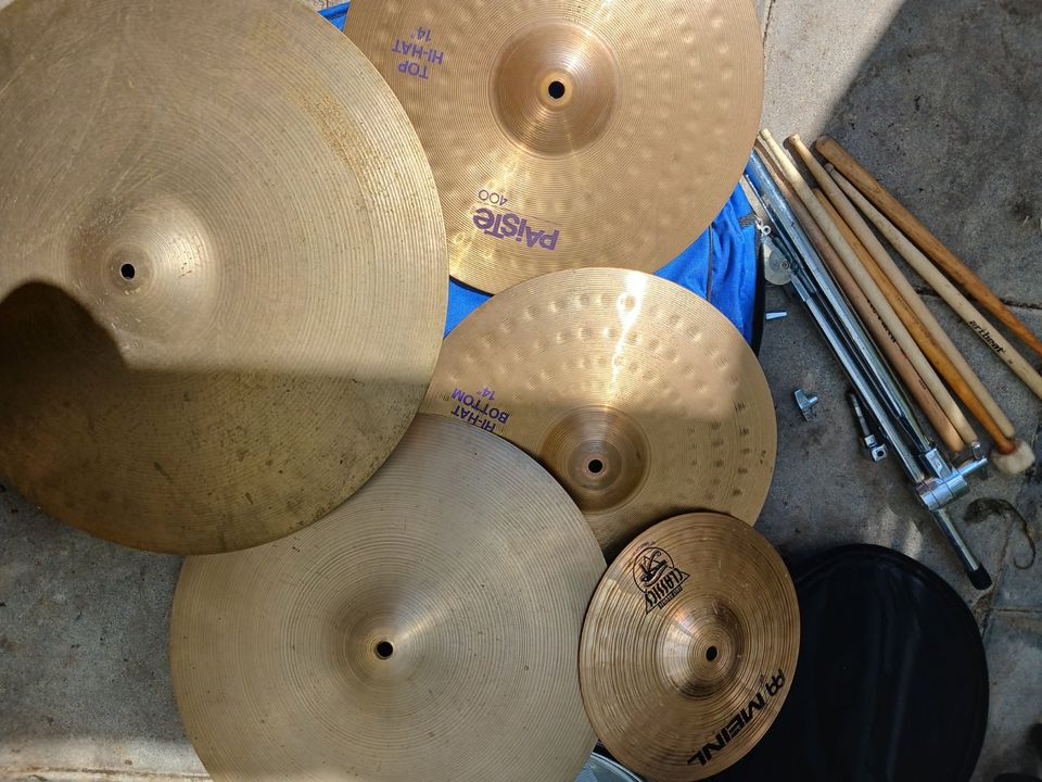 Becken Satz für Drums Sabian Ride, Türkisches Crash, Paiste,Meinl in Koblenz