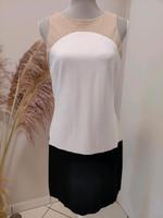 Kleid, Mango, schwarz - weiss - beige, Gr. L Bayern - Hallstadt Vorschau