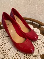 Tamaris High Heels rot lackiert Baden-Württemberg - Nürtingen Vorschau