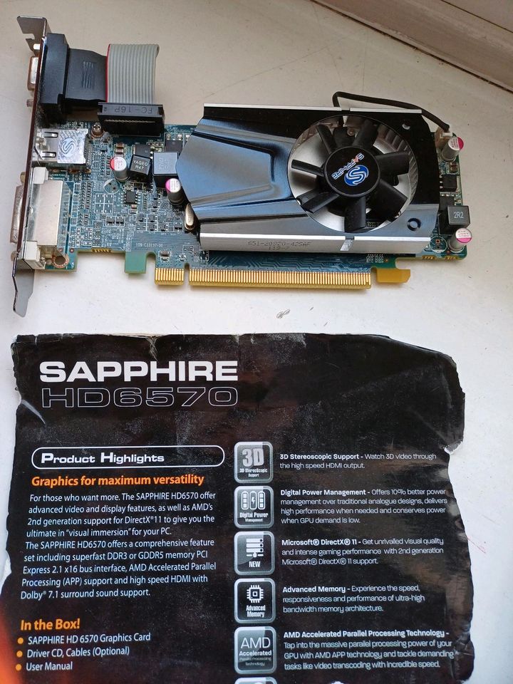 Graphic Card SAPPHIRE HD6570 1G in Hamburg