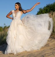 Hochzeit Brautkleid 36 Elfenbein Prinzess Tüll Spitze Sissi Hessen - Witzenhausen Vorschau