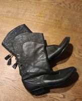 Lederstiefel schwarz 40 retro gefüttert cowboy Berlin - Lichtenberg Vorschau